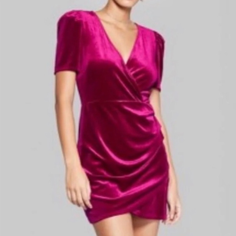 Pink Velvet Dress
